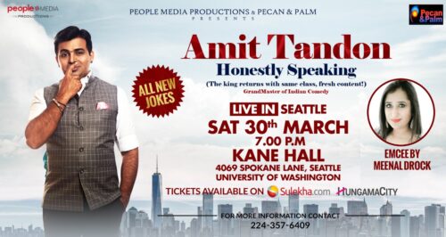 The King of Comedy ‘Amit Tandon’ in Seattle
