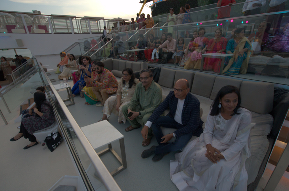 Wedding Guests on-board