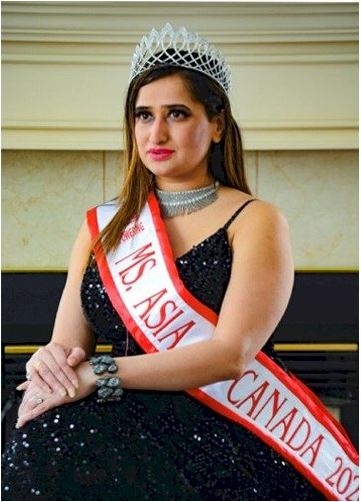 Inspirational interview with a newspaper as Ms Asia BC, Canada